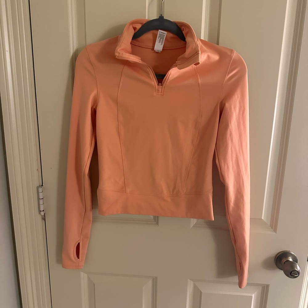 Yogalicious Peach Crop Top